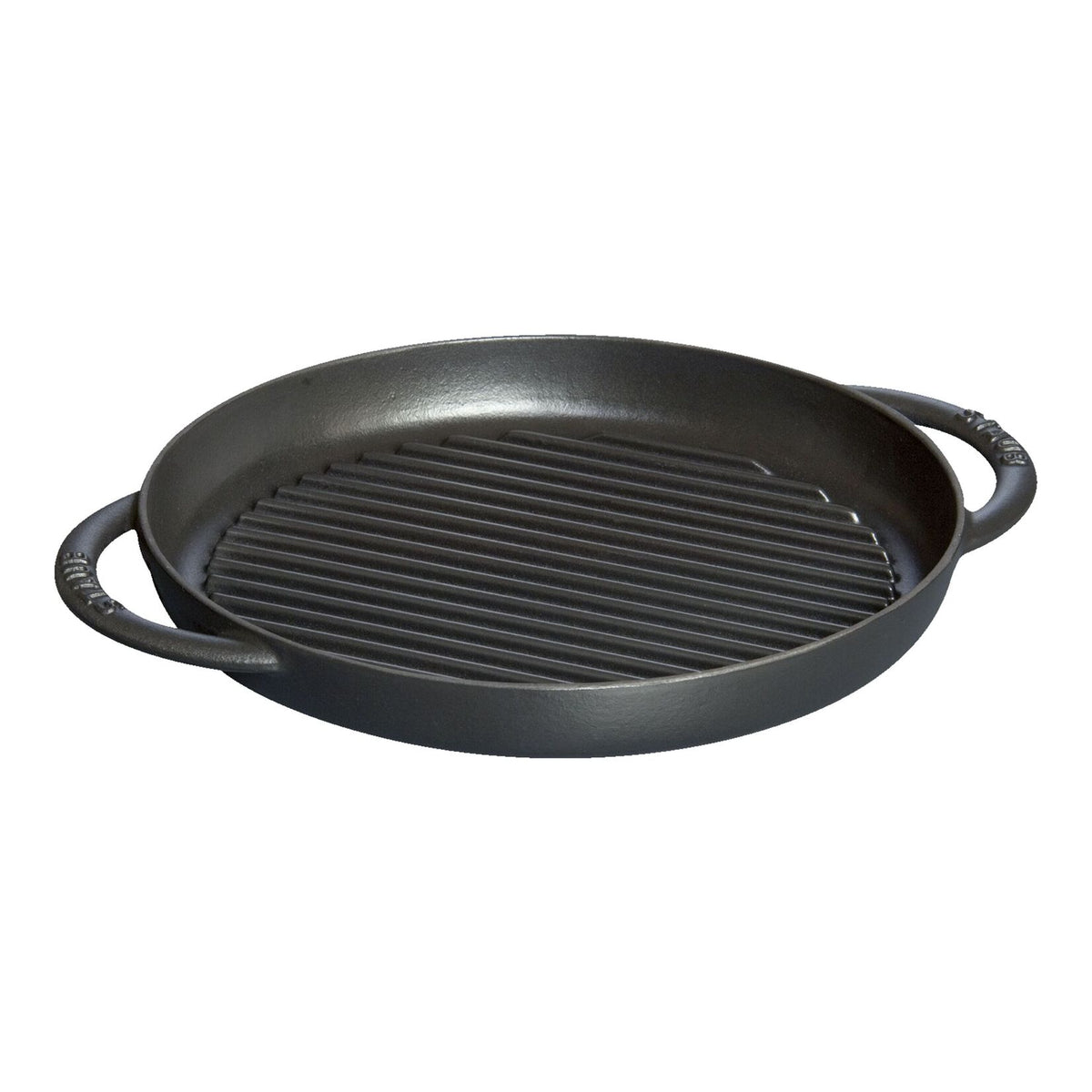 STAUB Pure Grill čuguna grilpanna 26 cm, melna