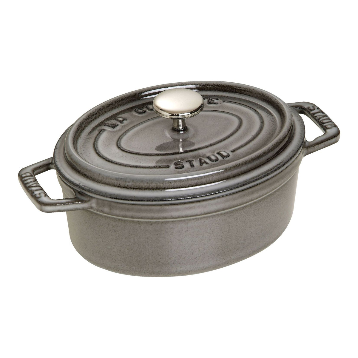 STAUB LA COCOTTE Garnek żeliwny ovalny 1 ltr, czarny