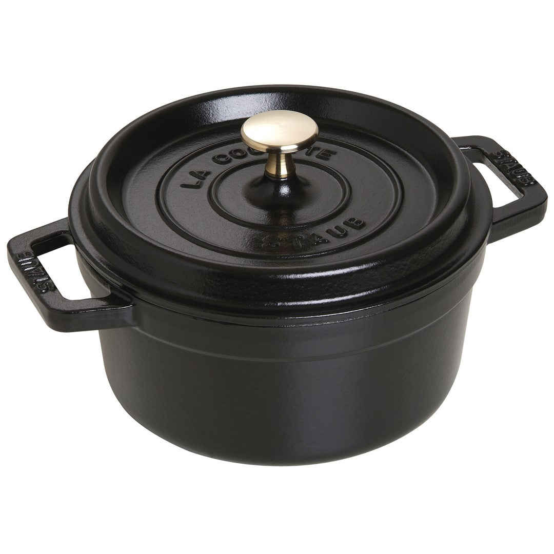 Čuguna katls STAUB LA COCOTTE 20cm 2.2L, melns