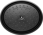 Ovāls emaljēts čuguna katls STAUB LA COCOTTE 12L, melns