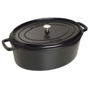 Ovāls emaljēts čuguna katls STAUB LA COCOTTE 12L, melns