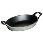 STAUB Specialities ovāls čuguna cepamtrauks 15 cm, grafīta pelēks