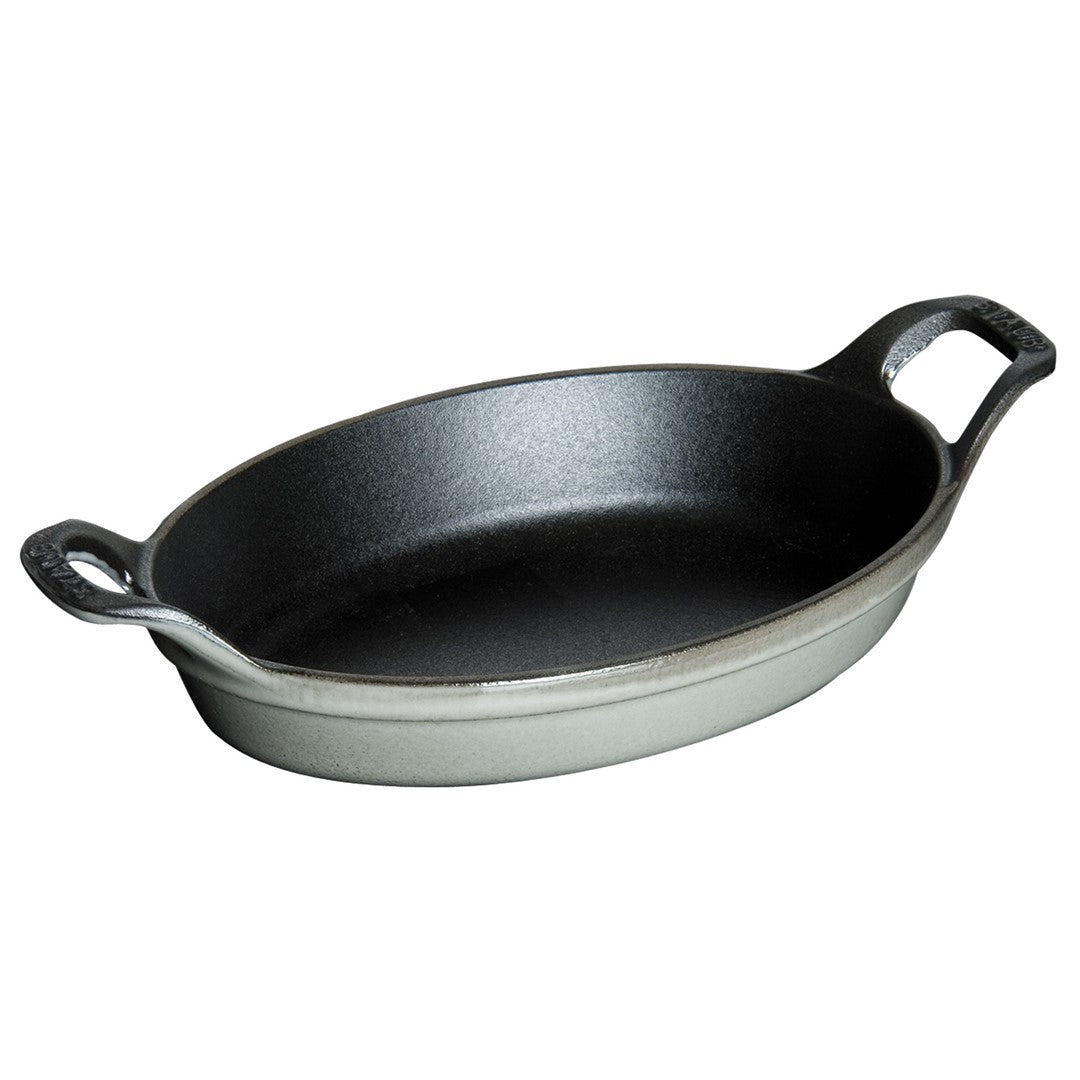 STAUB Specialities ovāls čuguna cepamtrauks 15 cm, grafīta pelēks
