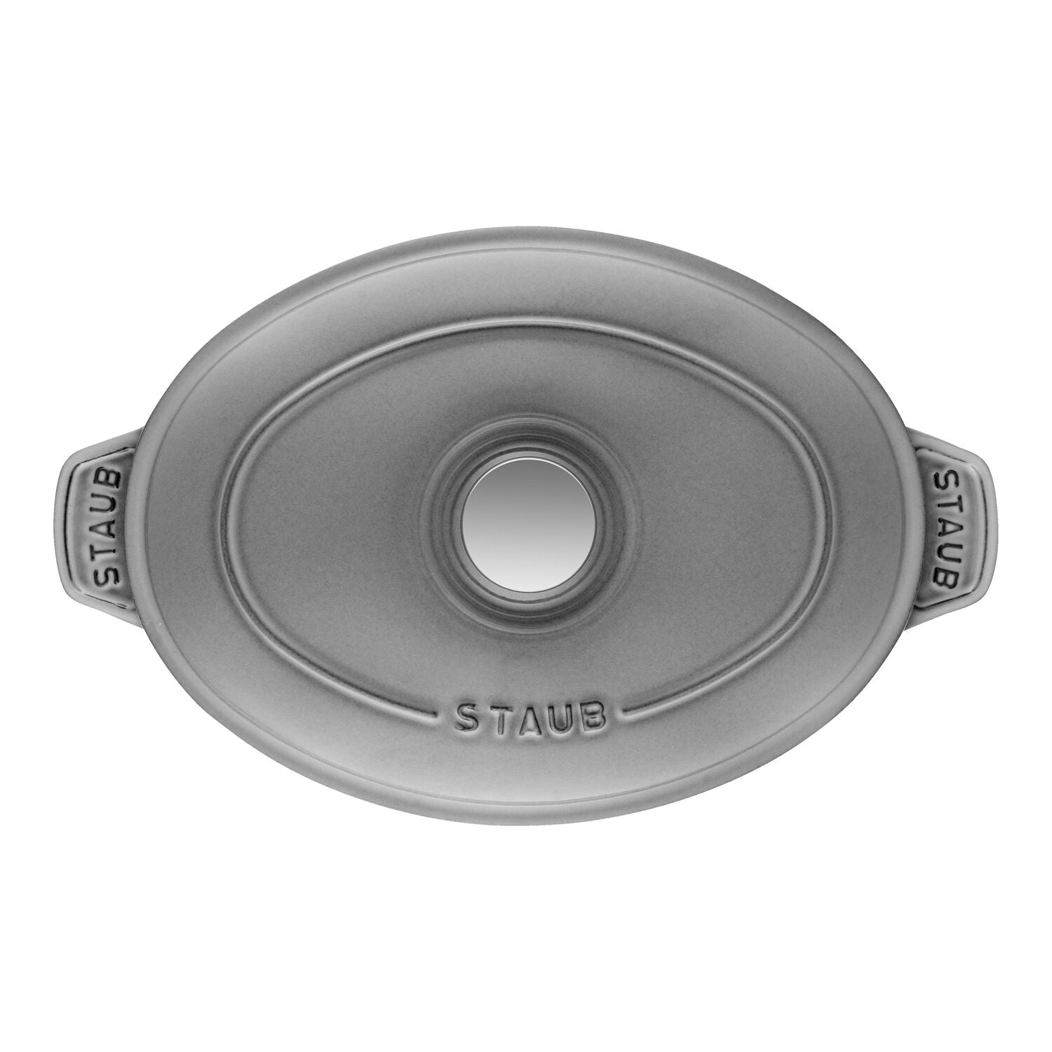 Ovāls čuguna sautējamais katls Staub Specialities 23 x 17 cm
