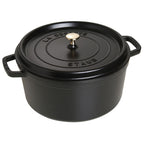 Čuguna katls STAUB LA COCOTTE 30cm 8.35 L, melns