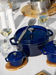 Čuguna katls STAUB LA COCOTTE 22cm 2.6L, zils