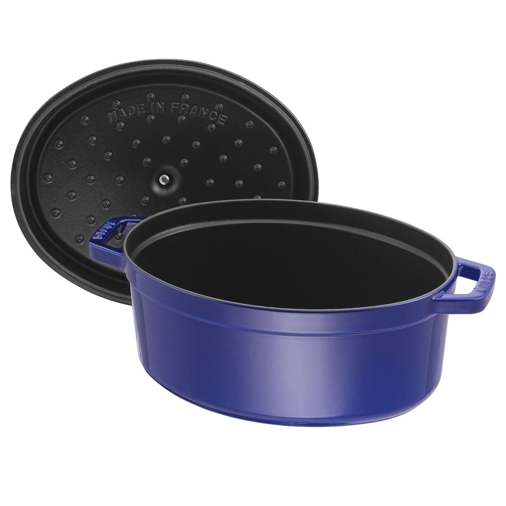 Ovāls čuguna katls STAUB LA COCOTTE 5.5L, tumši zils