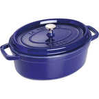 Ovāls čuguna katls STAUB LA COCOTTE 4.2L, tumši zils