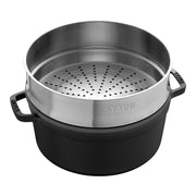 Čuguna katls - kokote 5.25L STAUB LA COCOTTE 26cm, ar tvaicēšanas sietu