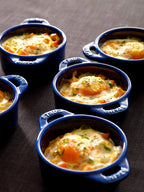 Mini cocotte STAUB Ceramique 200ml, zila