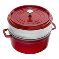 Čuguna katls - kokote 5.25L STAUB LA COCOTTE 26cm, ar tvaicēšanas sietu