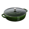 Cast iron deep frying pan 28cm STAUB Braisers Chistera Saute with lid