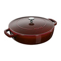 Čuguna dziļā panna 24cm STAUB Braisers Christera Saute ar vāku