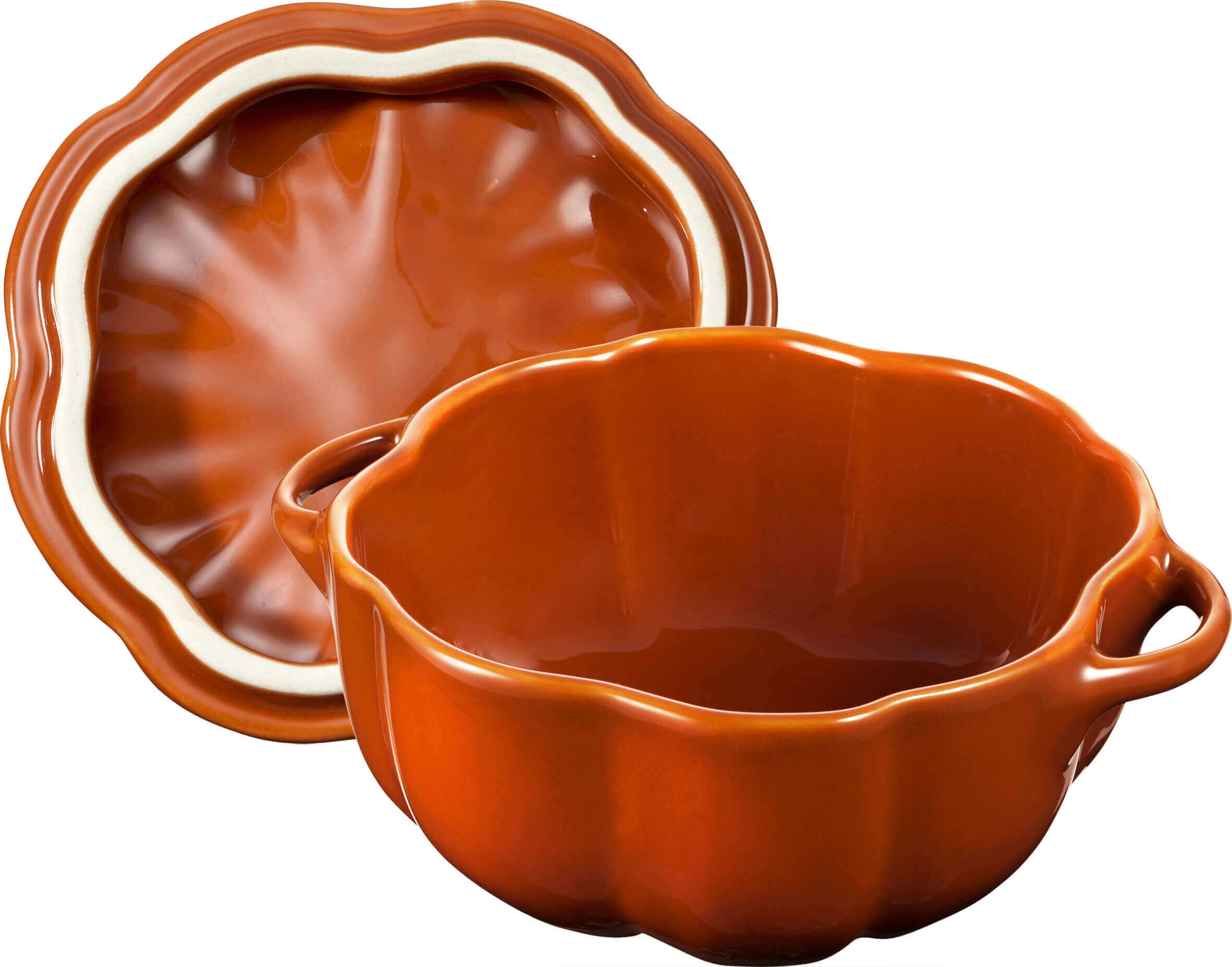 Keramikas cocotte STAUB Ceramique Ķirbis 500 ml, oranža