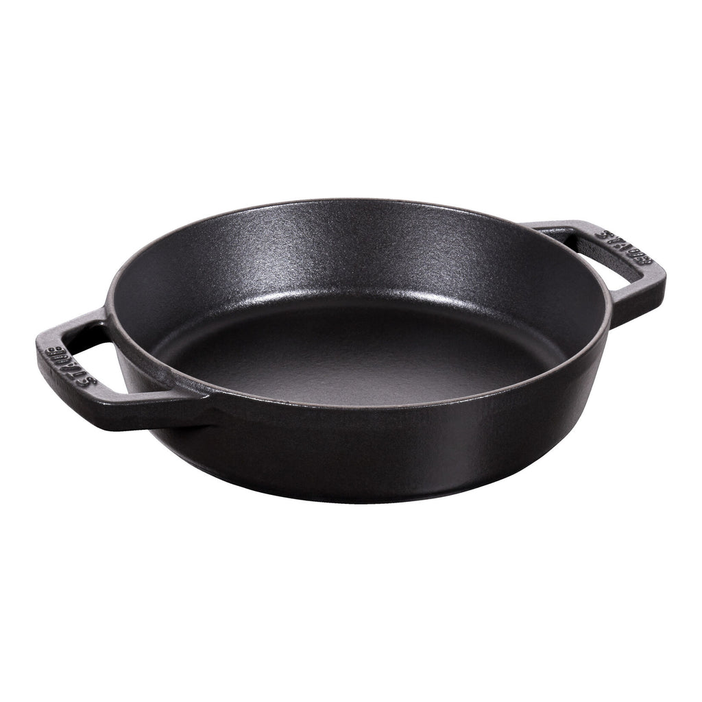 STAUB čuguna panna ar diviem rokturiem 20 cm