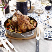 STAUB Patelnia żeliwna z dwoma uchwytami 26 cm, grafitowy