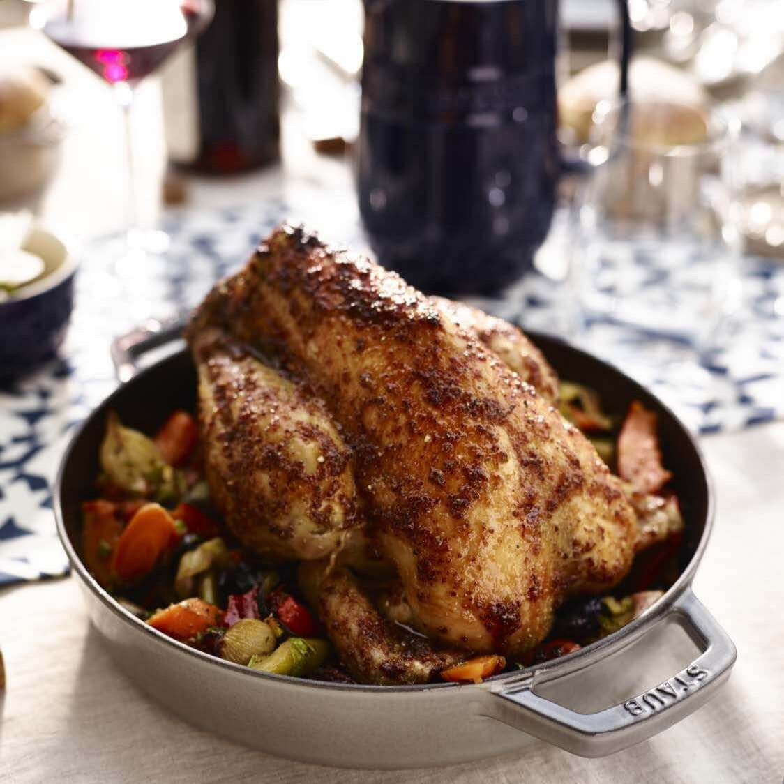 STAUB Patelnia żeliwna z dwoma uchwytami 26 cm, grafitowy