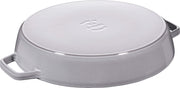 STAUB Patelnia żeliwna z dwoma uchwytami 26 cm, grafitowy