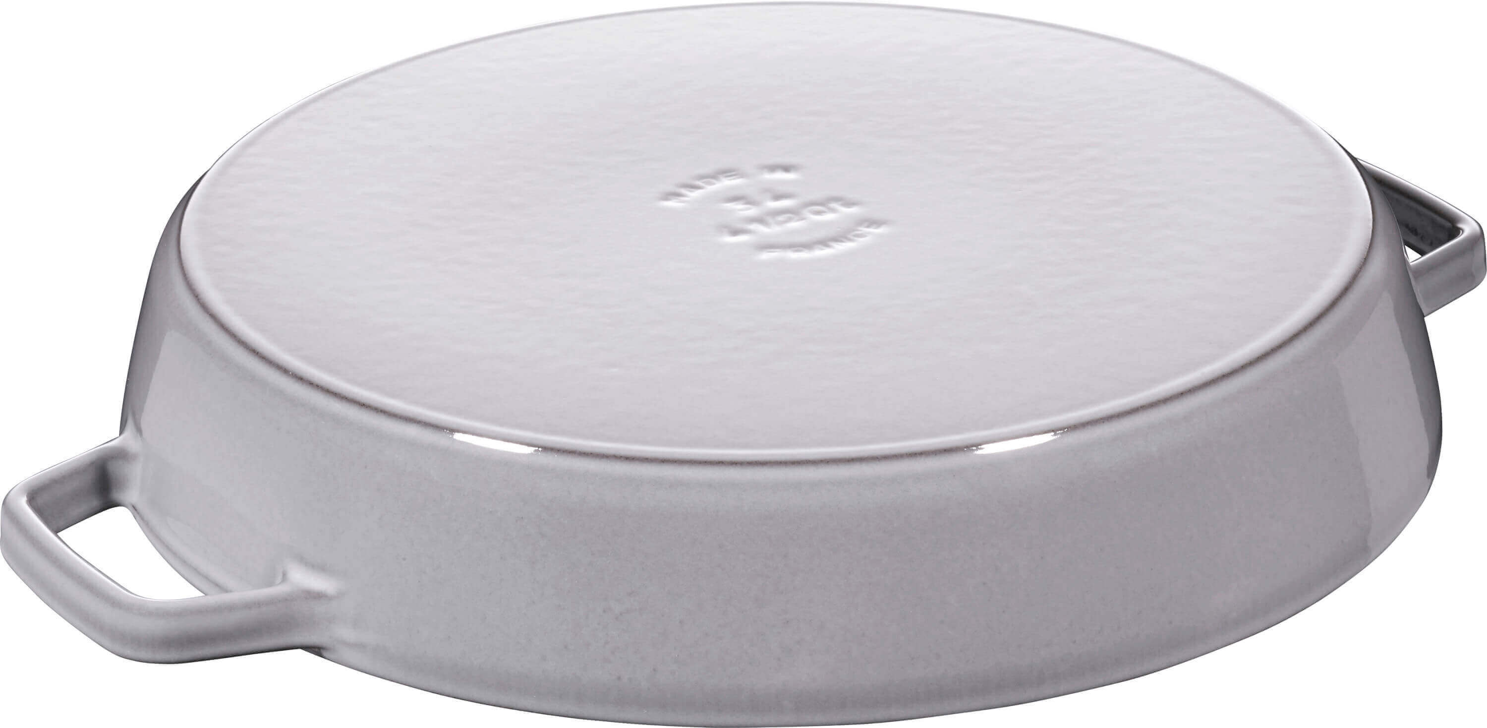 STAUB Patelnia żeliwna z dwoma uchwytami 26 cm, grafitowy