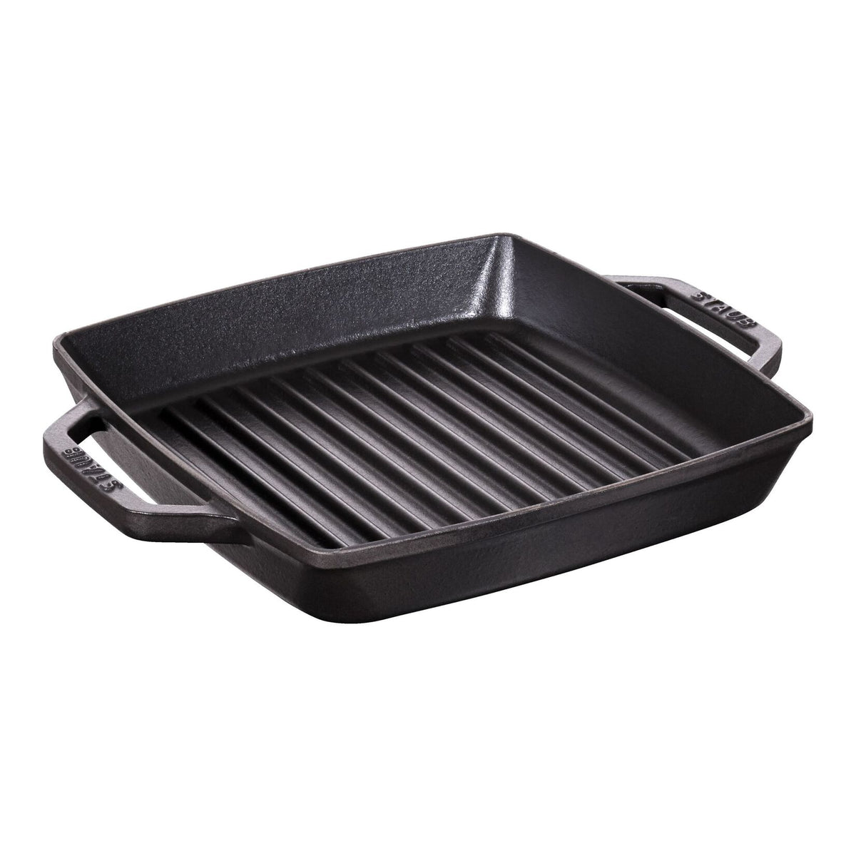 STAUB čuguna grillpanna ar diviem rokturiem 23 × 23 cm