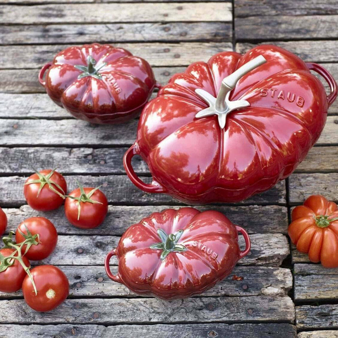 Čuguna katls ar vāku STAUB LA COCOTTE Tomāts 2.9L, sarkans
