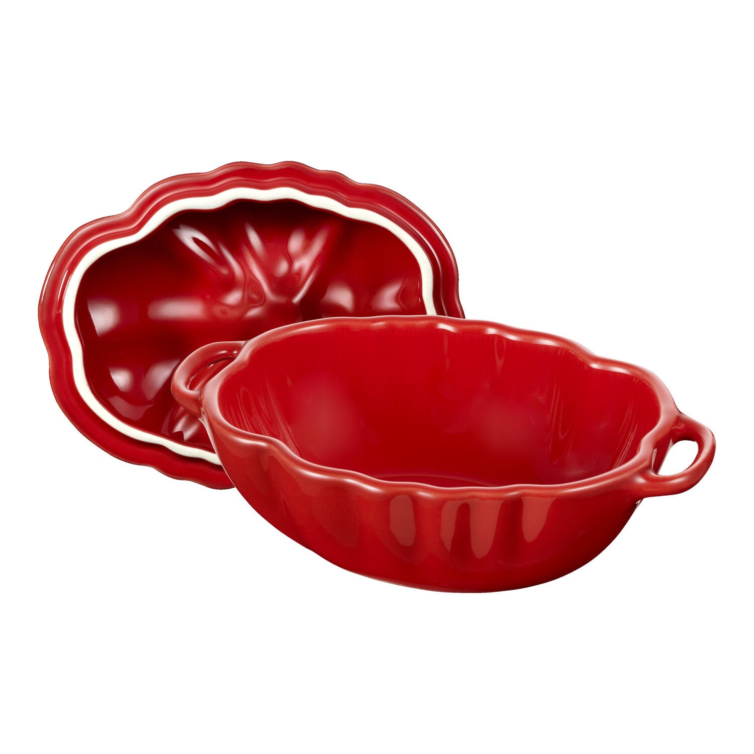 Keramikas cocotte STAUB Ceramique Tomāts 500 ml, sarkana