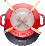 Čuguna fondi STAUB Specialities komplekts 16 cm, sarkans