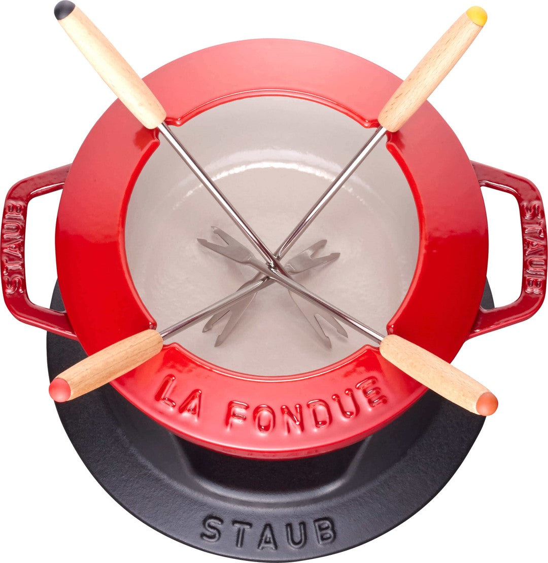 Čuguna fondi STAUB Specialities komplekts 16 cm, sarkans