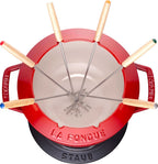 Čuguna fondi STAUB Specialities komplekts 18 cm, sarkans