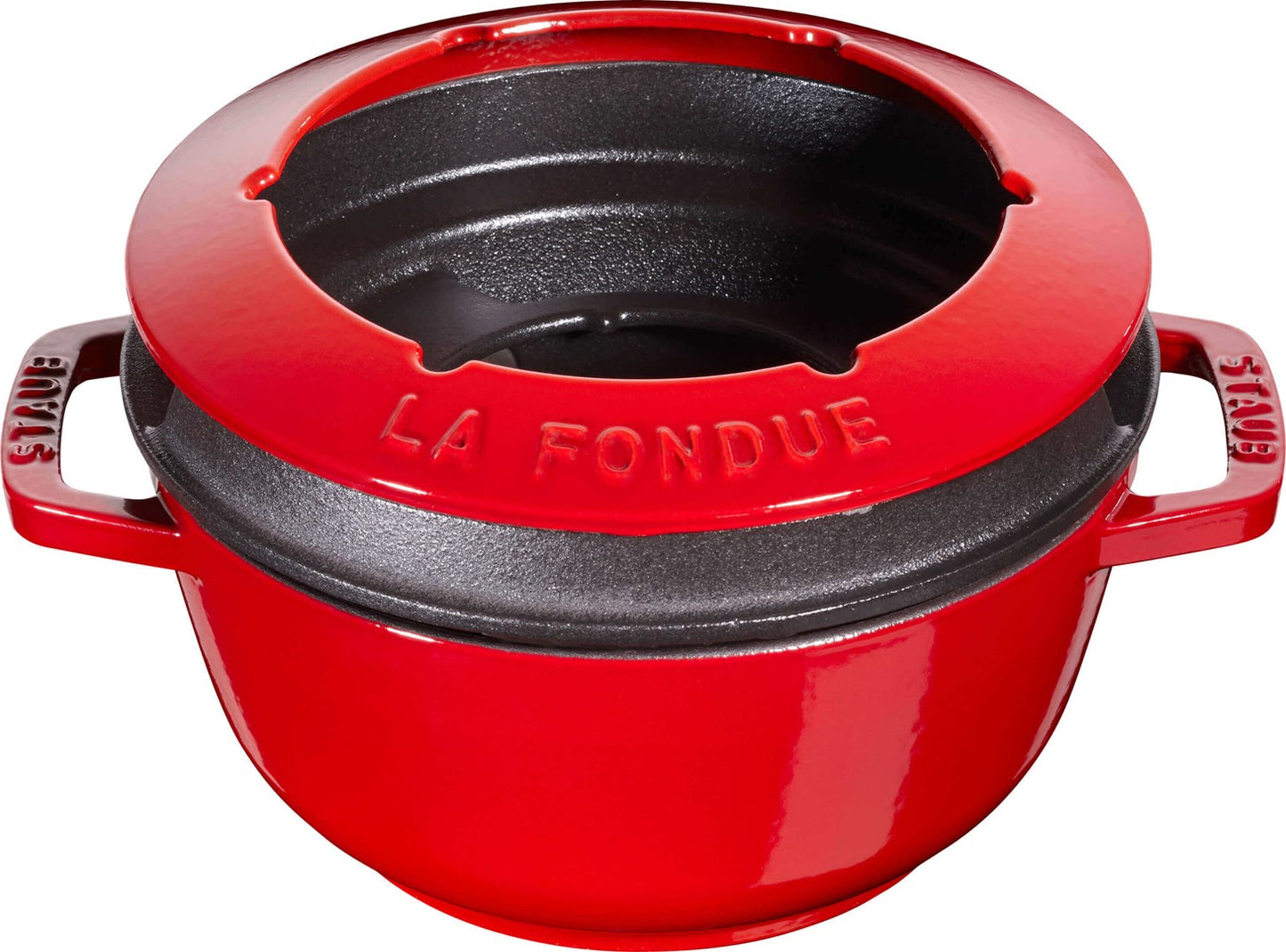 Čuguna fondi STAUB Specialities komplekts 18 cm, sarkans