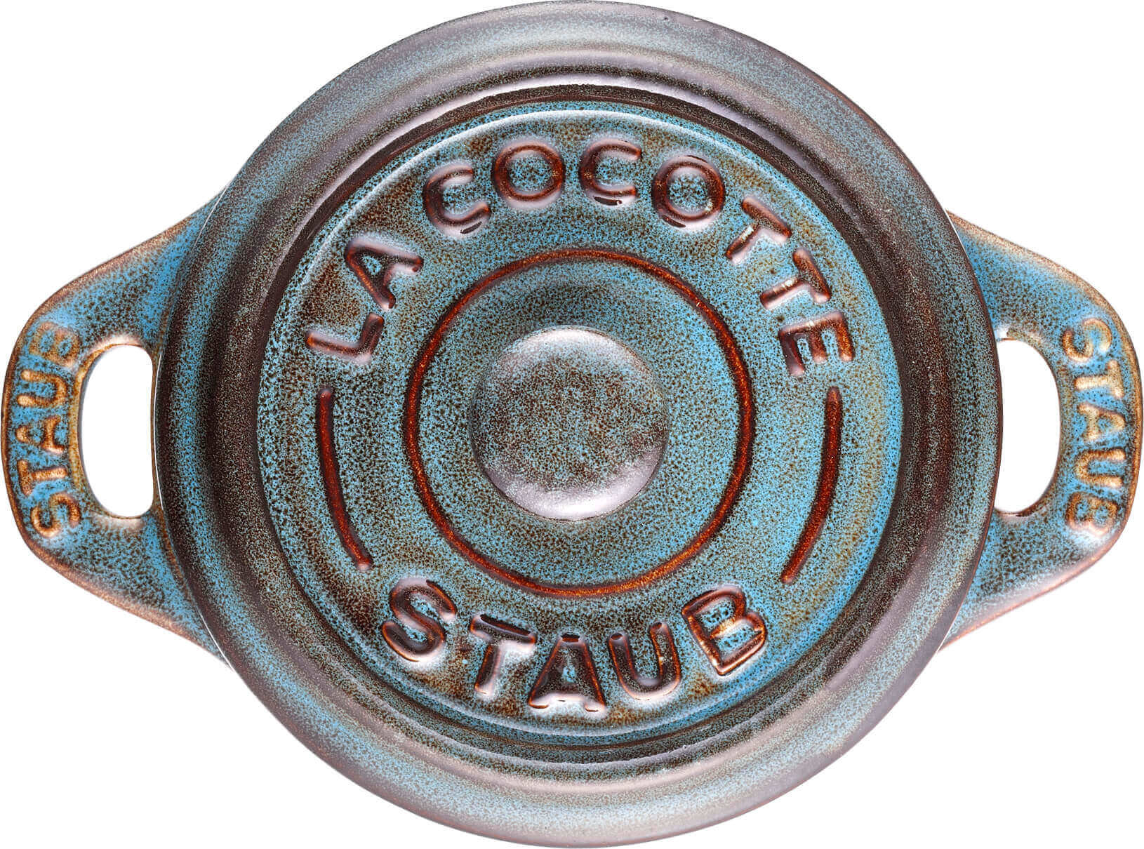 Mini cocotte STAUB Ceramique 200ml, tirkīza zila