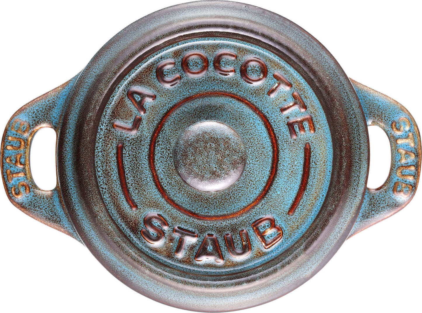 Mini cocotte STAUB Ceramique 200ml, tirkīza zila