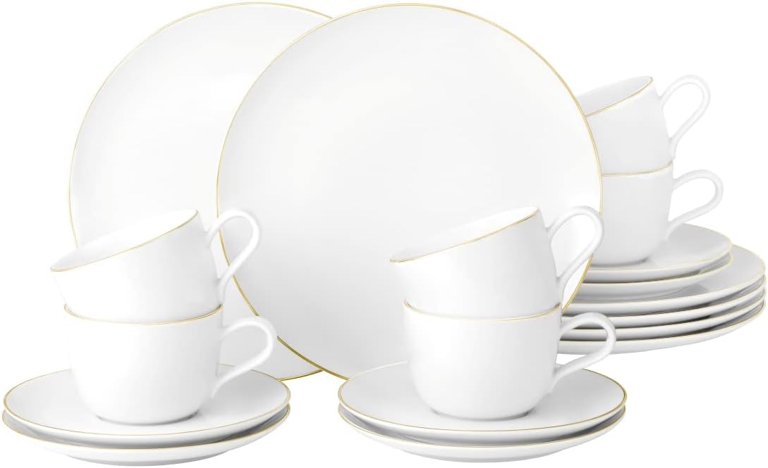 Coffee set Seltmann Weiden Liberty Gold Line for 6 persons, 18pcs.