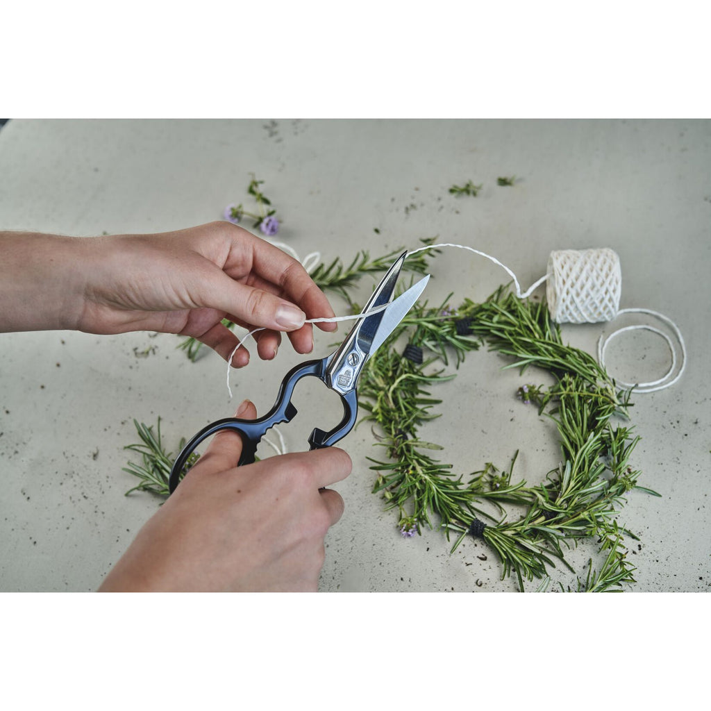 ZWILLING Kitchen Shears universālas virtuves šķēres 20 cm, melnas