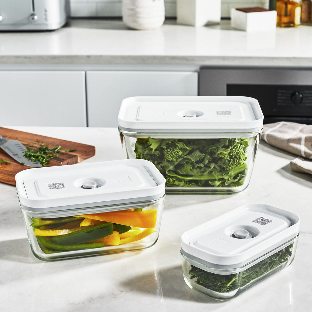 Stikla vakuuma trauku komplekts ZWILLING FRESH & SAVE 3pr.