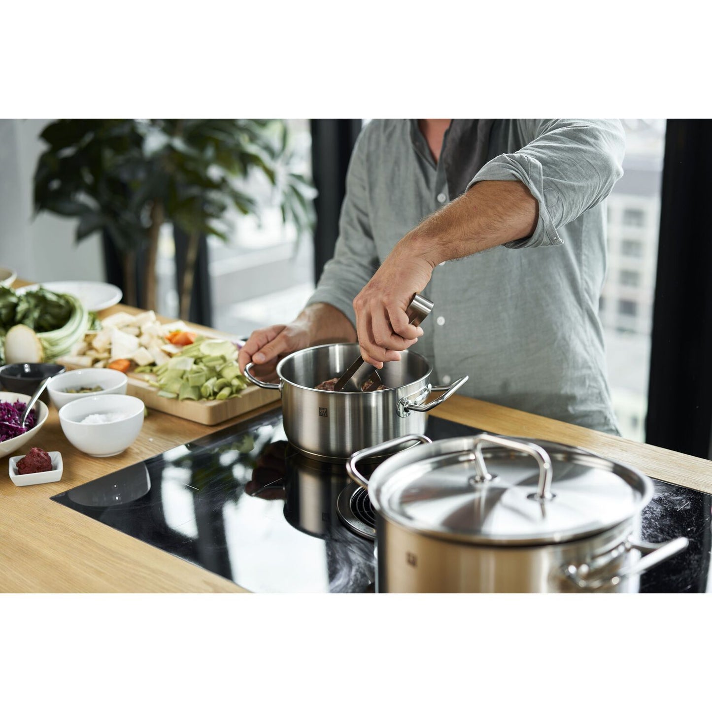 Indukcijas katlu komplekts ZWILLING Twin Classic 5gab.