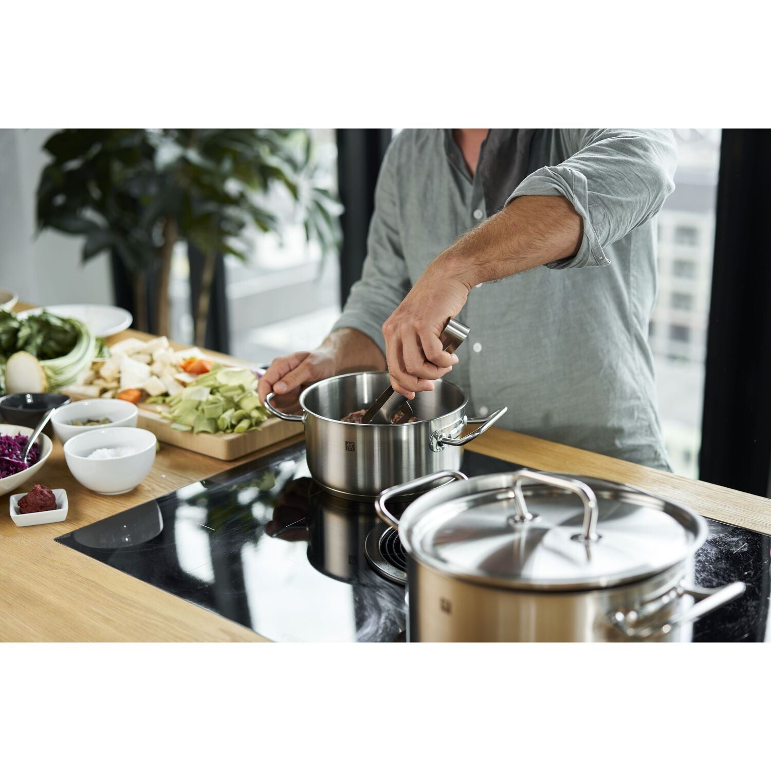 Indukcijas katlu komplekts ZWILLING Twin Classic 5gab.