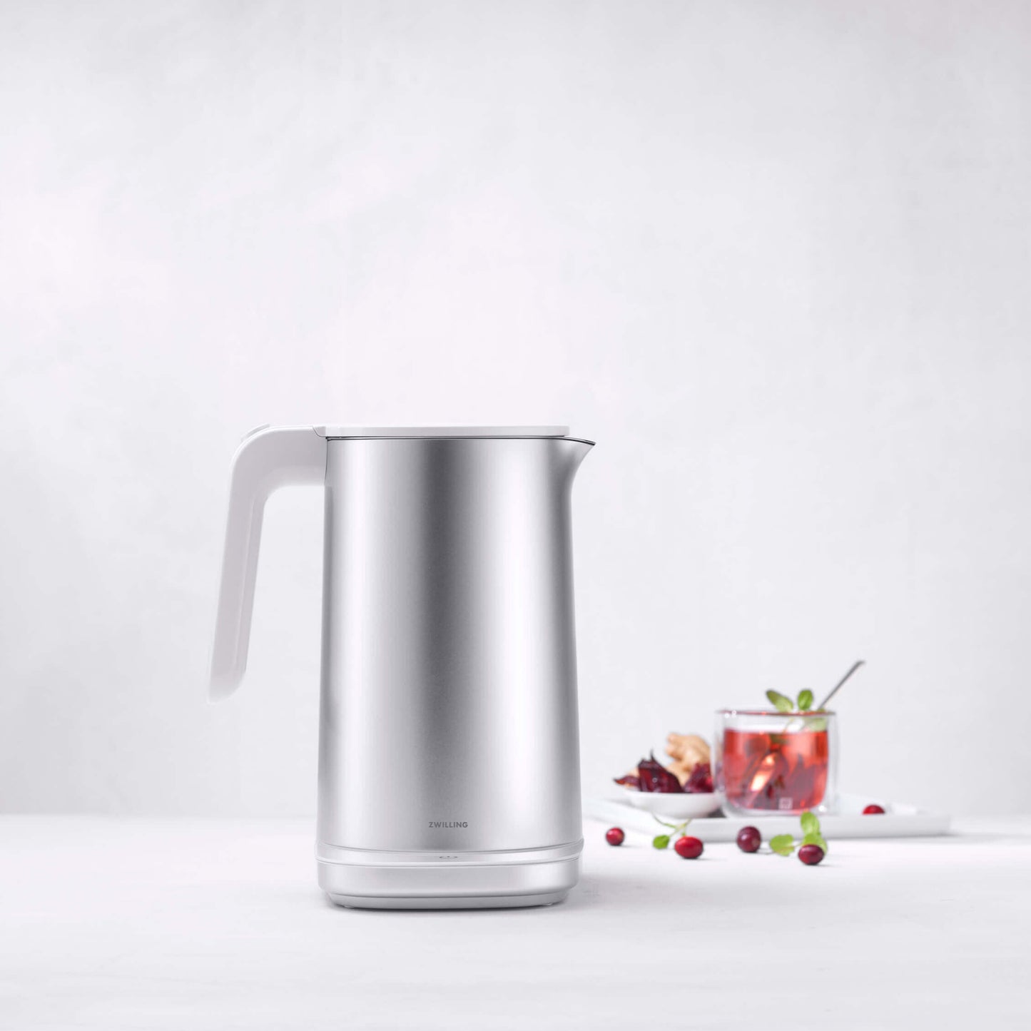 Dubultsienu elektriskā tējkanna ar regulējamu temperatūru ZWILLING Enfinigy Pro 1.5L 1850W