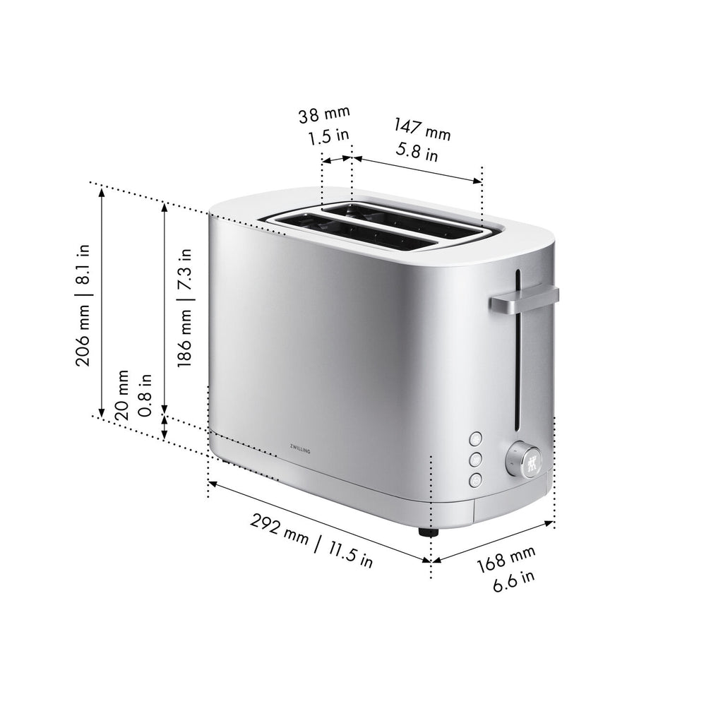 Tosteris ZWILLING ENFINIGY 1000W ar maizīšu resti