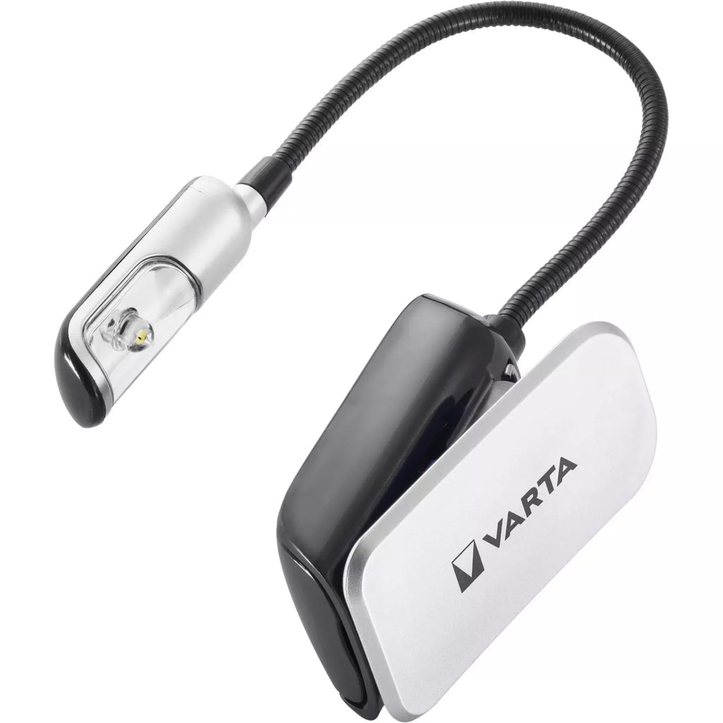 LED lampa ar klipsi lasīšanai VARTA LED BOOK LIGHT