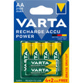 Baterijas lādējamas 4xAA+2xAAA VARTA Accu Power 2100mAh