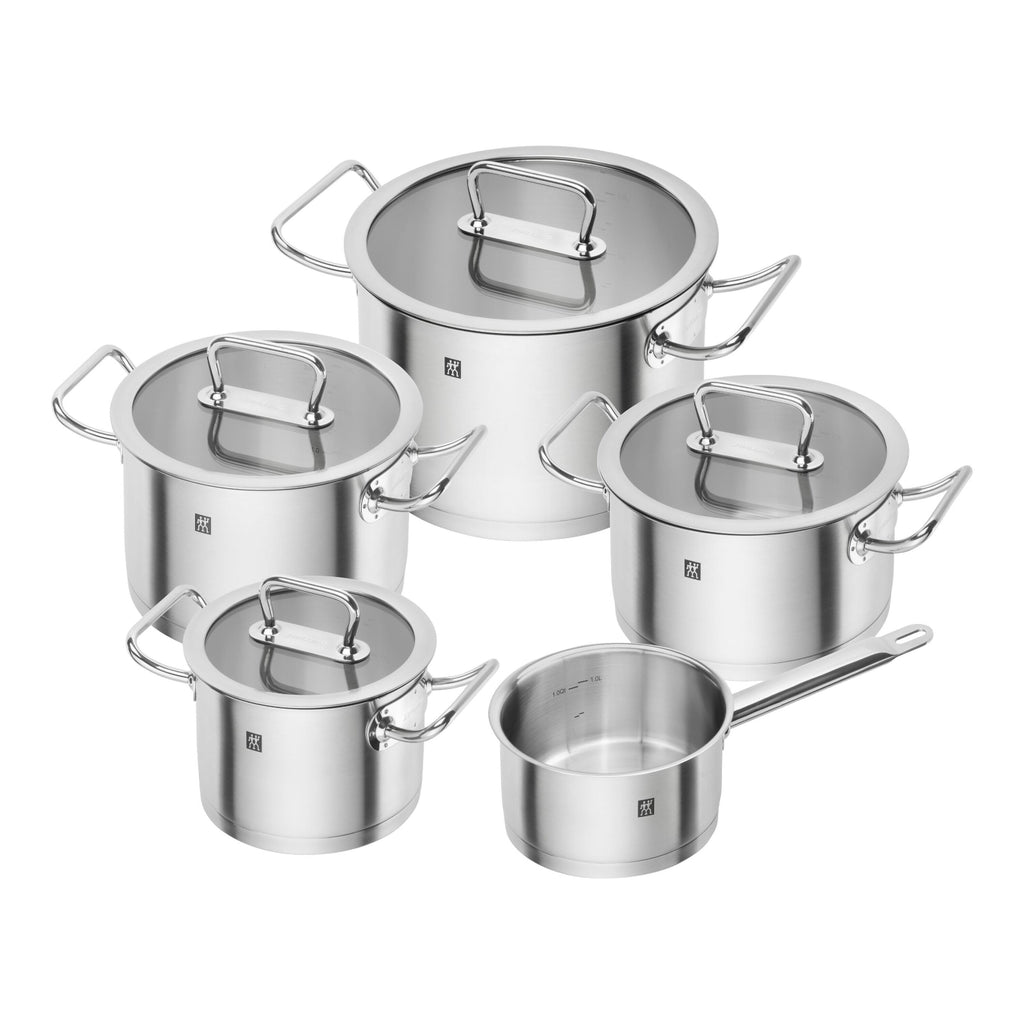 Nerūsējošā tērauda indukcijas katlu komplekts ZWILLING PRO 5gab.