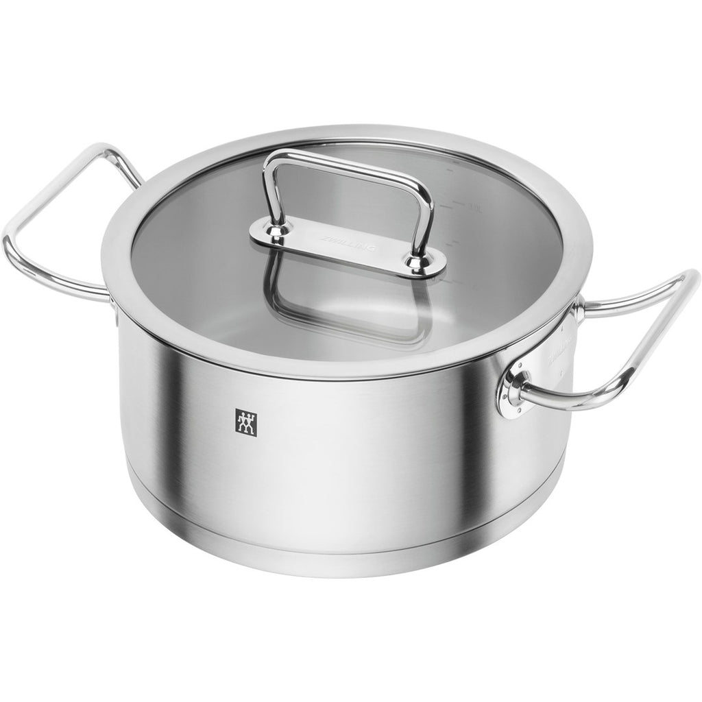 Nerūsējošā tērauda katls ar vāku ZWILLING PRO 24cm, 4.3L