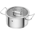 Nerūsējošā tērauda katls ar vāku ZWILLING PRO 24cm, 4.3L