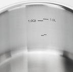Indukcijas kastrolis ar tērauda vāku ZWILLING PRO S 16cm, 1.5L