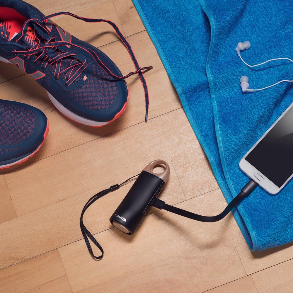 Powerbank ārējais akumulators Safety VARTA 2600mAh + USB kabelis
