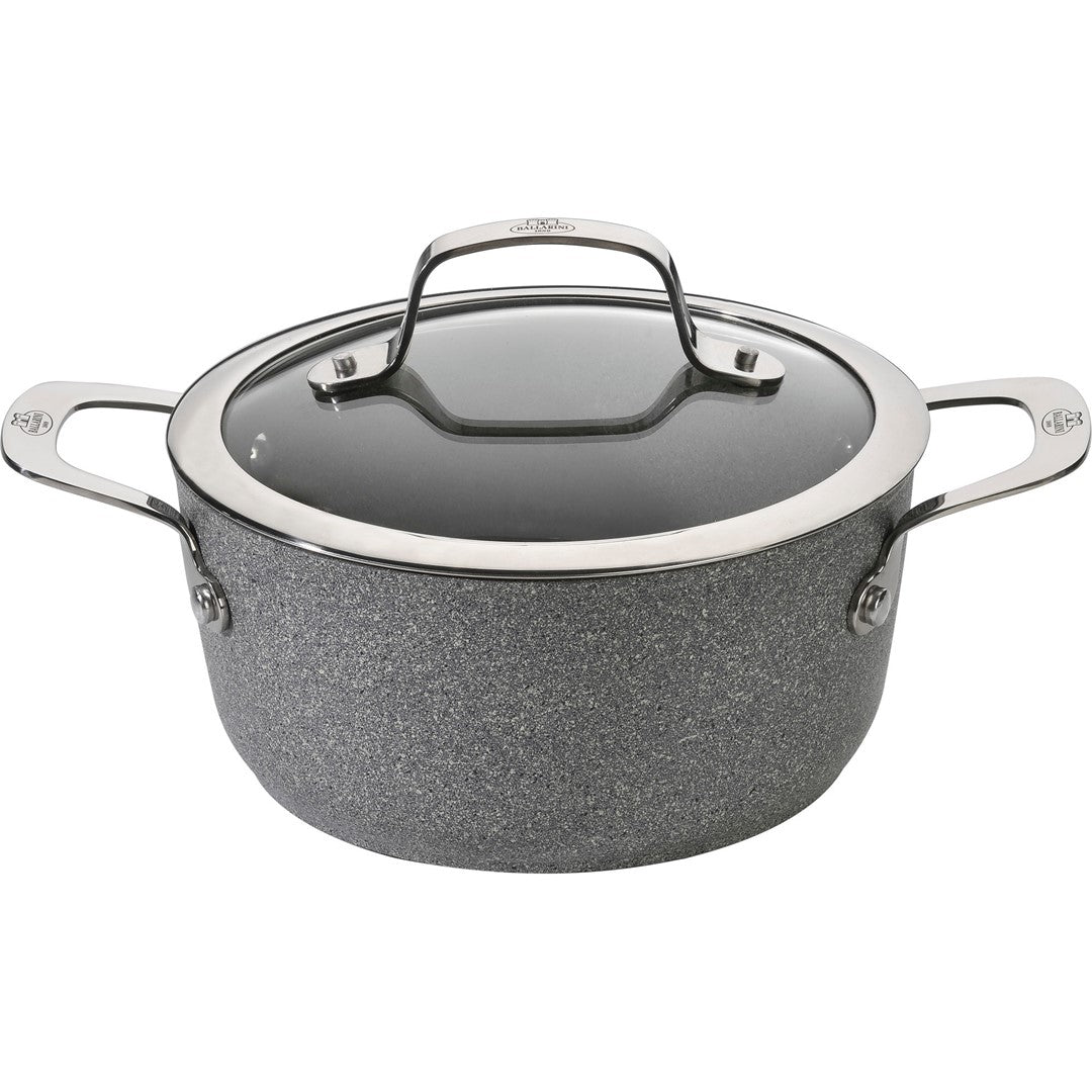 Indukcijas katls Ballarini Salina Granitium ar vāku, 4.7l