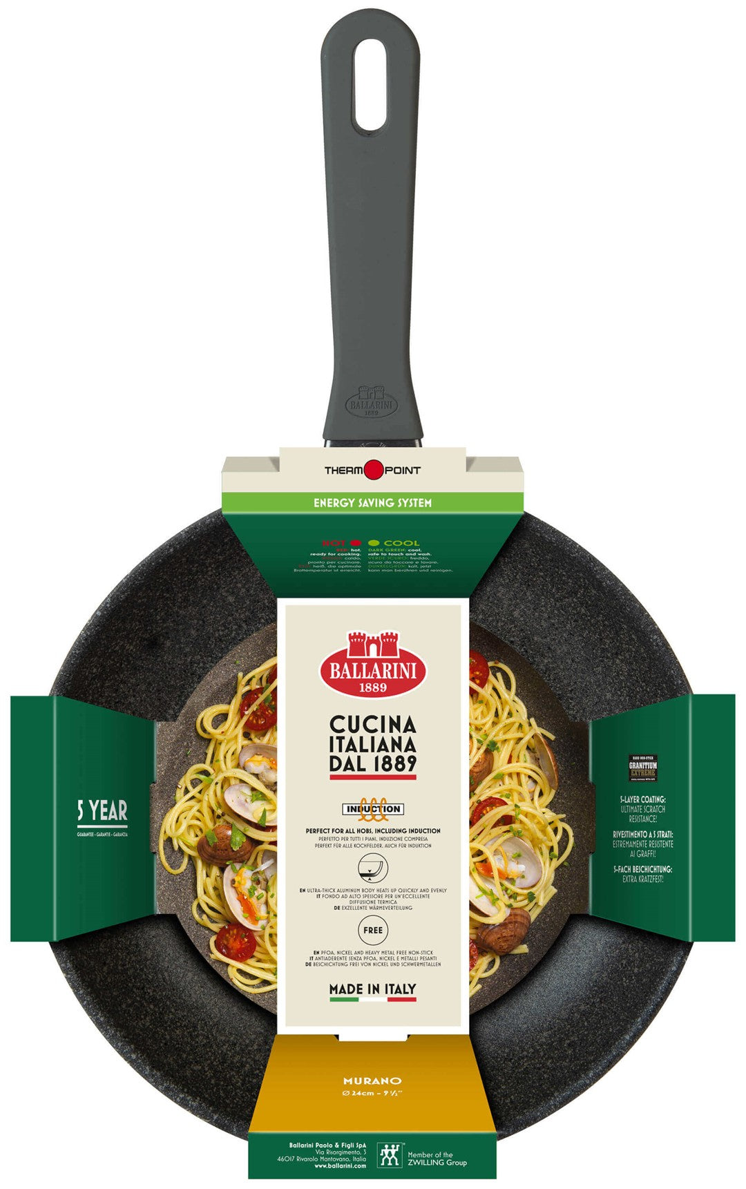 Indukcijas panna Ballarini MURANO 24cm