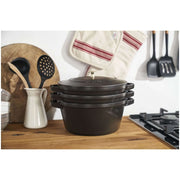 Čuguna katla, dziļās pannas un pannas komplekts Staub Stackable 24cm