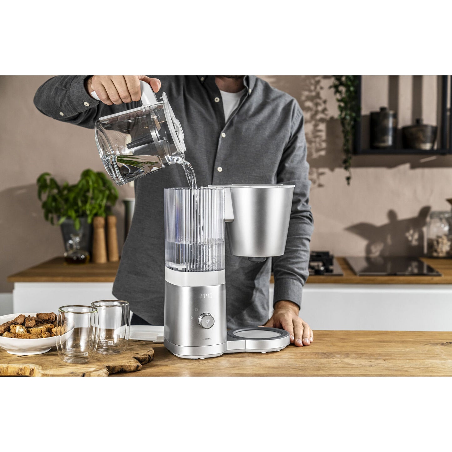 Kafijas aparāts ar filtru ZWILLING ENFINIGY 1.5L 12 tasēm